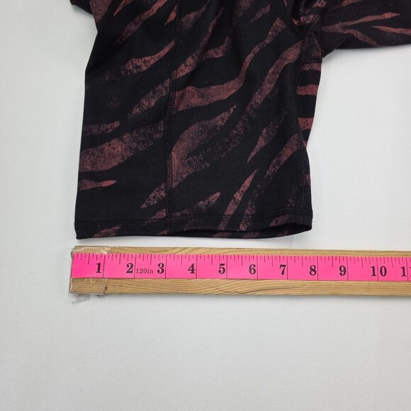 Jessica Simpson Women's Tummy Control Bermuda Short Small Black Mystic Zebra - Picture 14 of 14